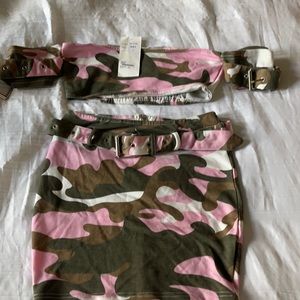 2 Piece set/ Army color